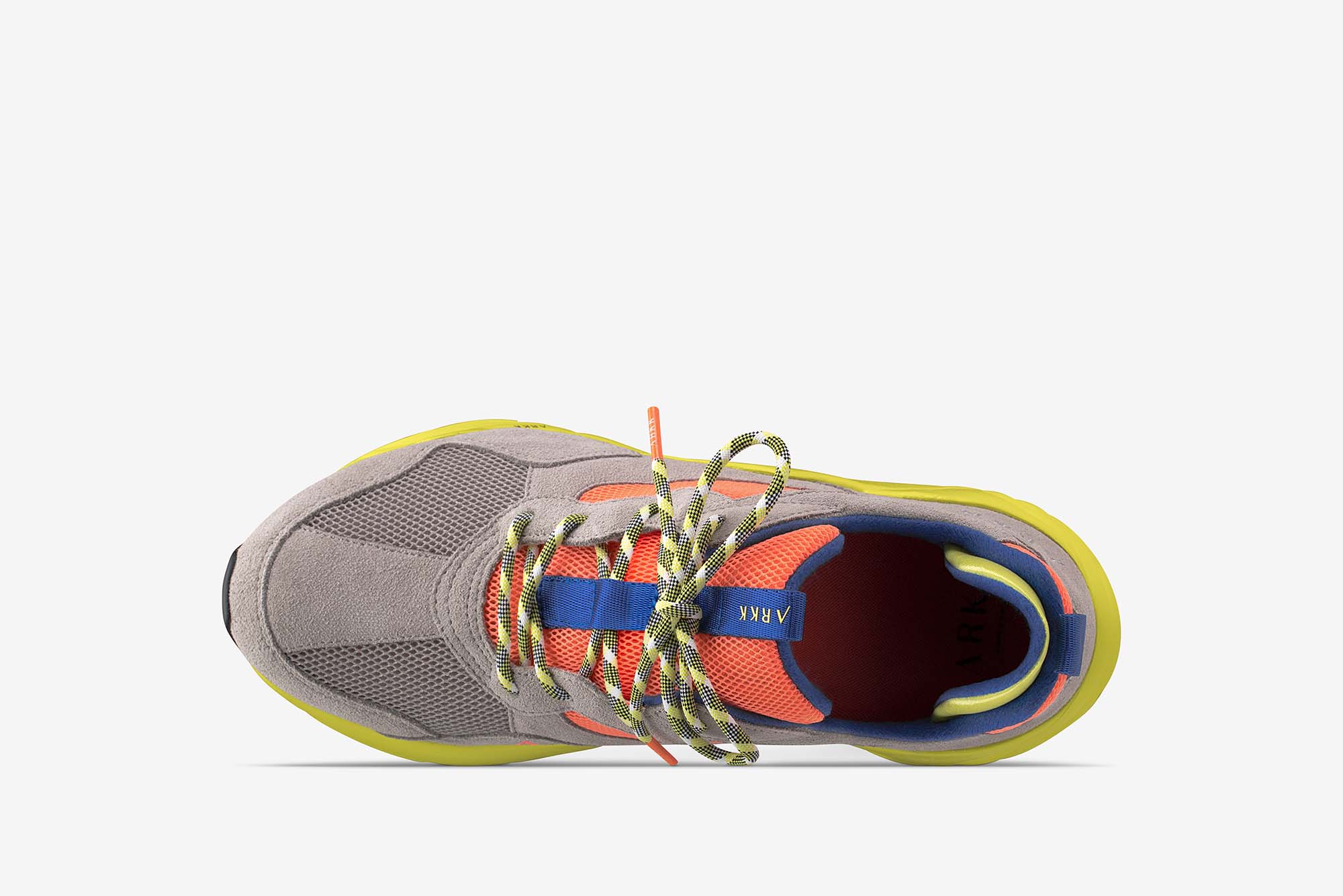 ARKK Collection Kanetyk Suede W13 Ash Neon Lime - Men Kanetyk